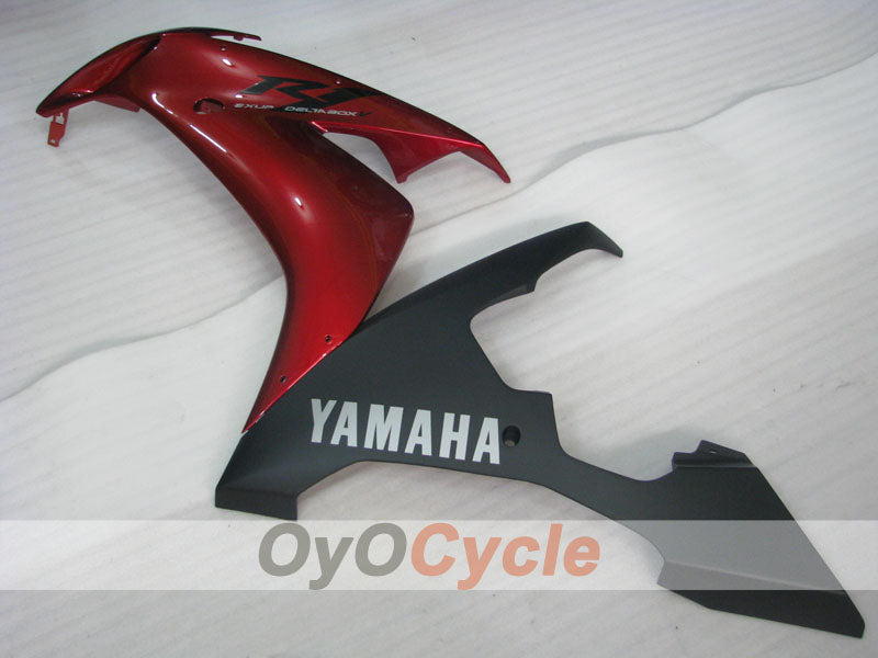 Injection Fairing kit for 04-06 YZF-R1 - Red, Black, Matte - Factory Style #OYO87905673
