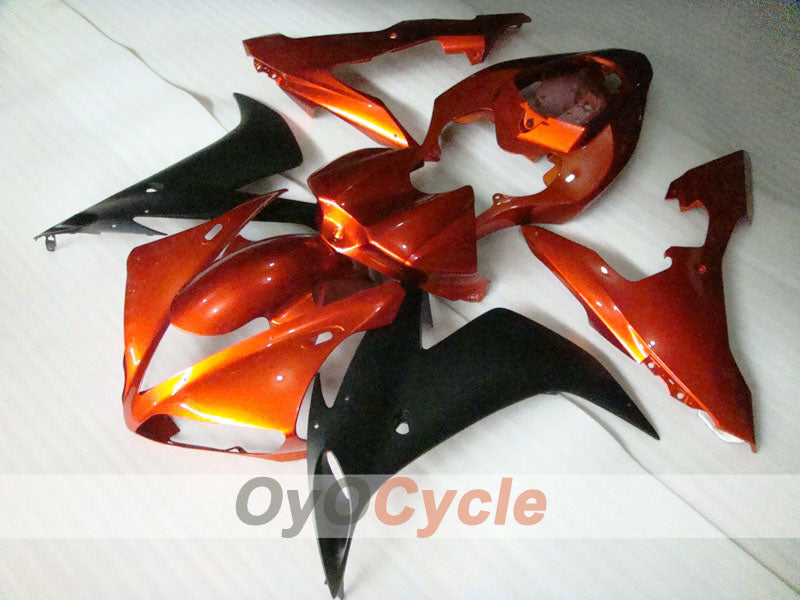 Injection Fairing kit for 04-06 YZF-R1 - Orange, Black, Matte - Factory Style #OYO87905677