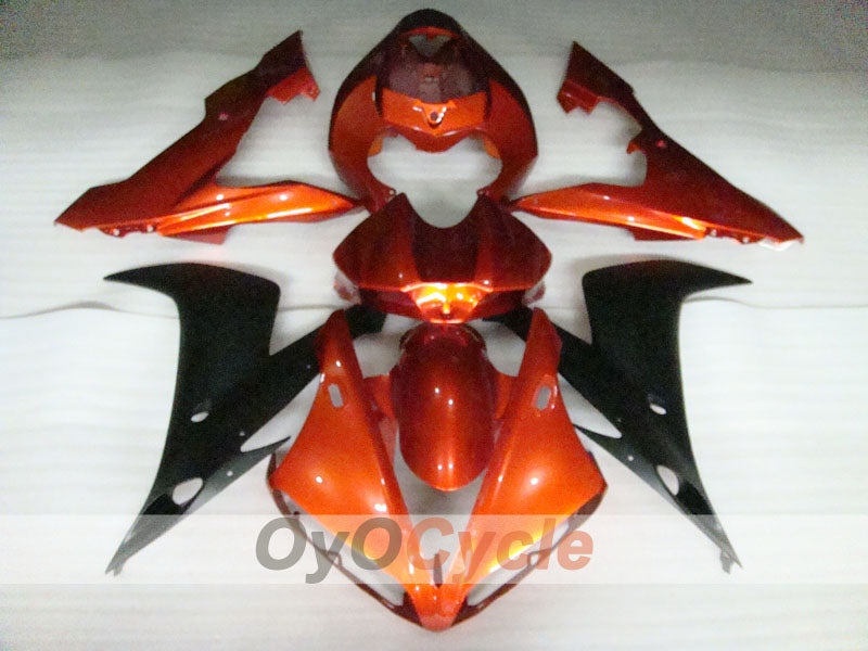 Injection Fairing kit for 04-06 YZF-R1 - Orange, Black, Matte - Factory Style #OYO87905677