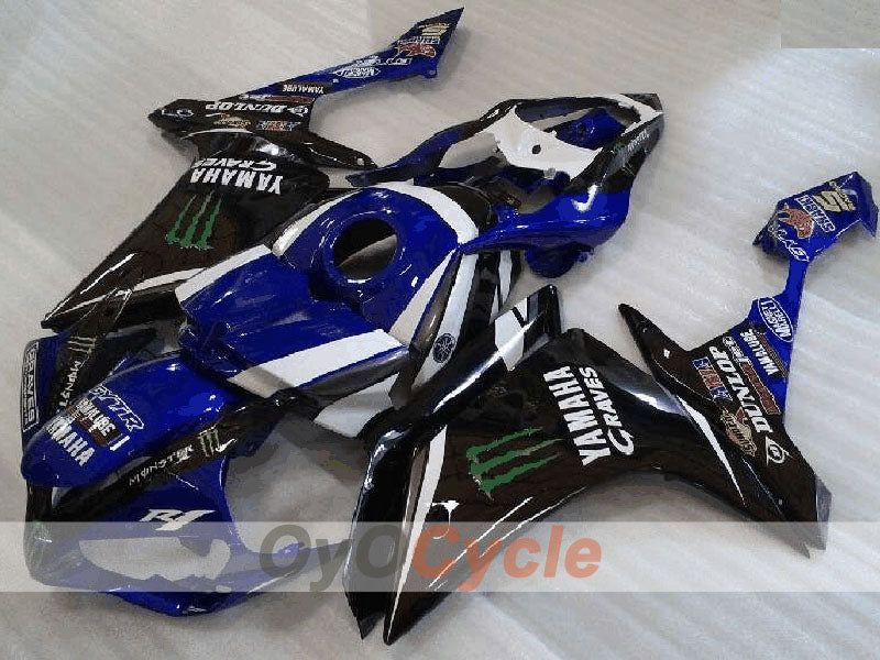 Injection Fairing kit for 07-08 YZF-R1 - Blue, White, Black - Monster #OYO87905681 Main image