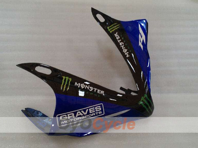 Injection Fairing kit for 07-08 YZF-R1 - Blue, White, Black - Monster #OYO87905681