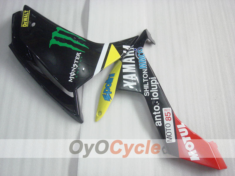 Injection Fairing kit for 07-08 YZF-R1 - Yellow, Black - Monster #OYO87905682