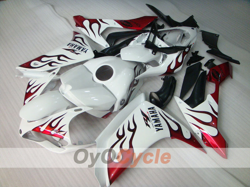 Injection Fairing kit for 07-08 YZF-R1 - Red, White - Sun #OYO87905687 Secondary image