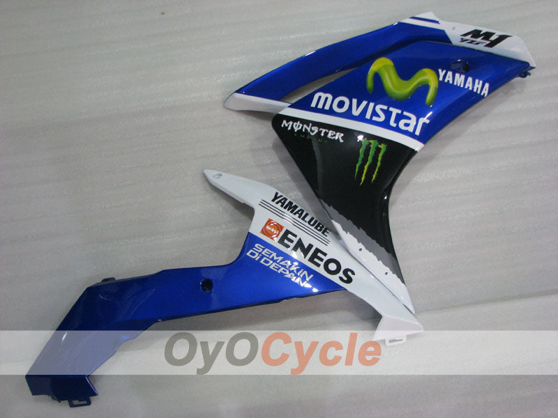 Injection Fairing kit for 07-08 YZF-R1 - Blue, White, Black - Monster #OYO87905694
