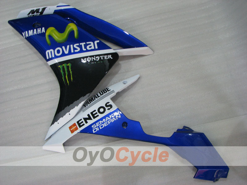 Injection Fairing kit for 07-08 YZF-R1 - Blue, White, Black - Monster #OYO87905694