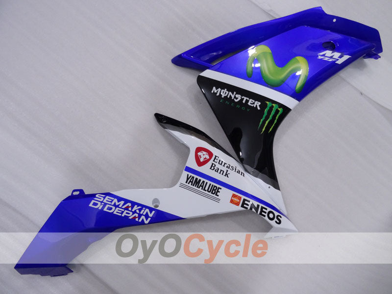 Injection Fairing kit for 07-08 YZF-R1 - Blue, White, Black - Monster #OYO87905695
