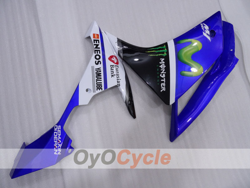 Injection Fairing kit for 07-08 YZF-R1 - Blue, White, Black - Monster #OYO87905695