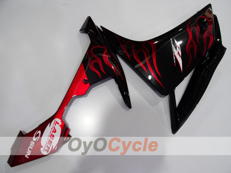 Injection Fairing kit for 07-08 YZF-R1 - Red, Black - Flame #OYO87905697