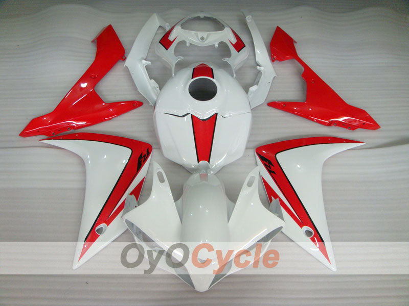 Injection Fairing kit for 07-08 YZF-R1 - Red, White - Factory Style #OYO87905698