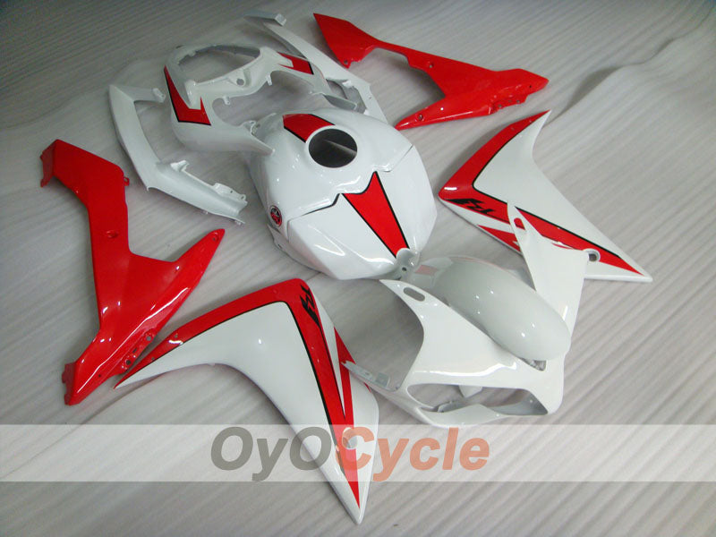 Injection Fairing kit for 07-08 YZF-R1 - Red, White - Factory Style #OYO87905698 Main image