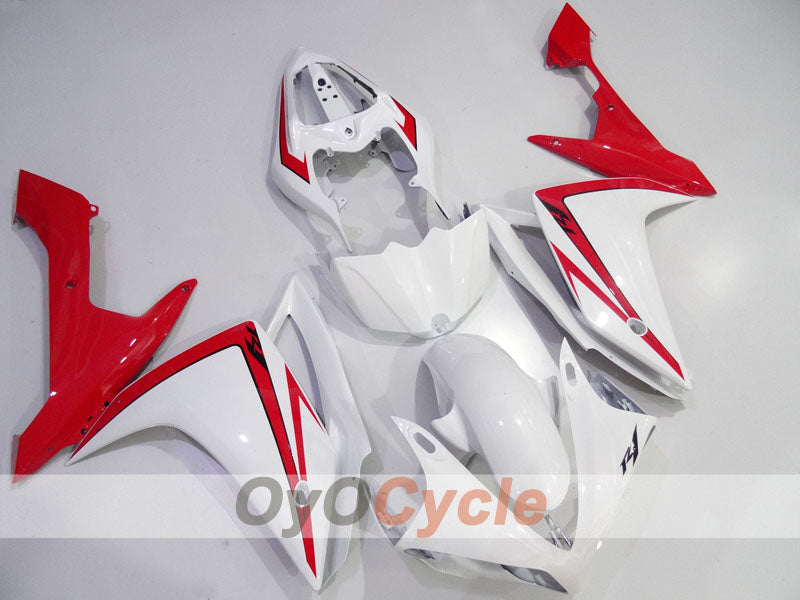 Injection Fairing kit for 07-08 YZF-R1 - Red, White - Factory Style #OYO87905699 Main image