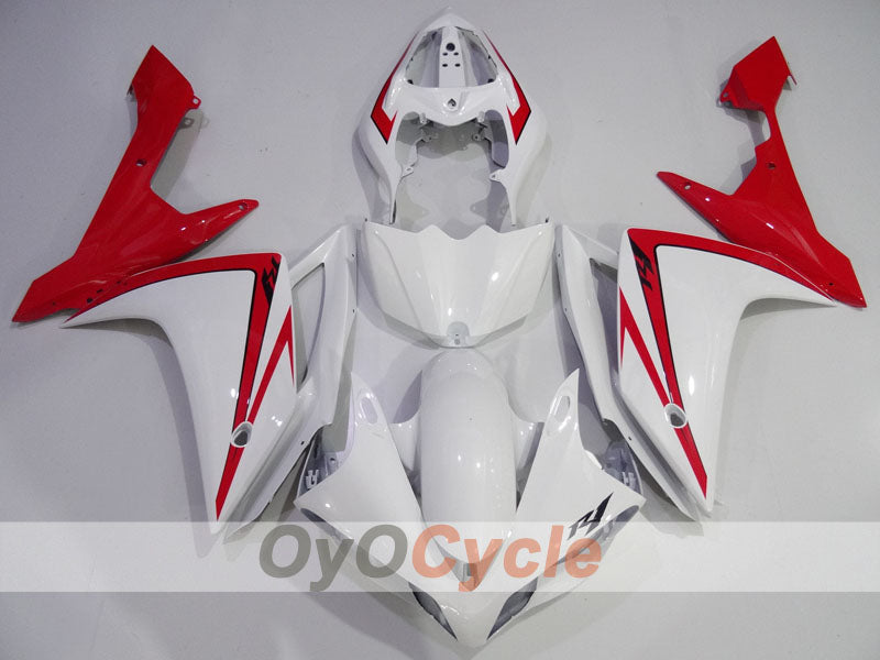 Injection Fairing kit for 07-08 YZF-R1 - Red, White - Factory Style #OYO87905699