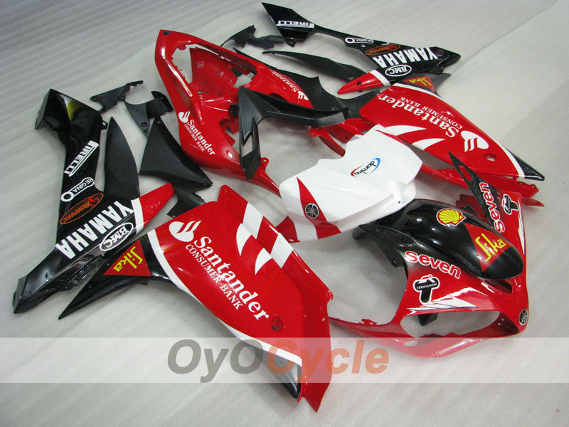 Injection Fairing kit for 07-08 YZF-R1 - Red, Black - Santander #OYO87905705