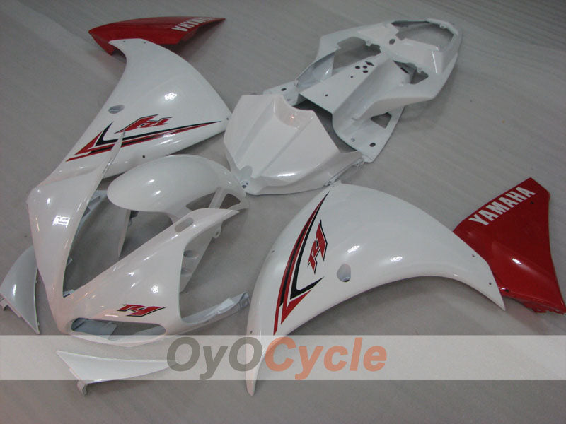 Injection Fairing kit for 09-11 YZF-R1 - Red, White - Factory Style #OYO87905713