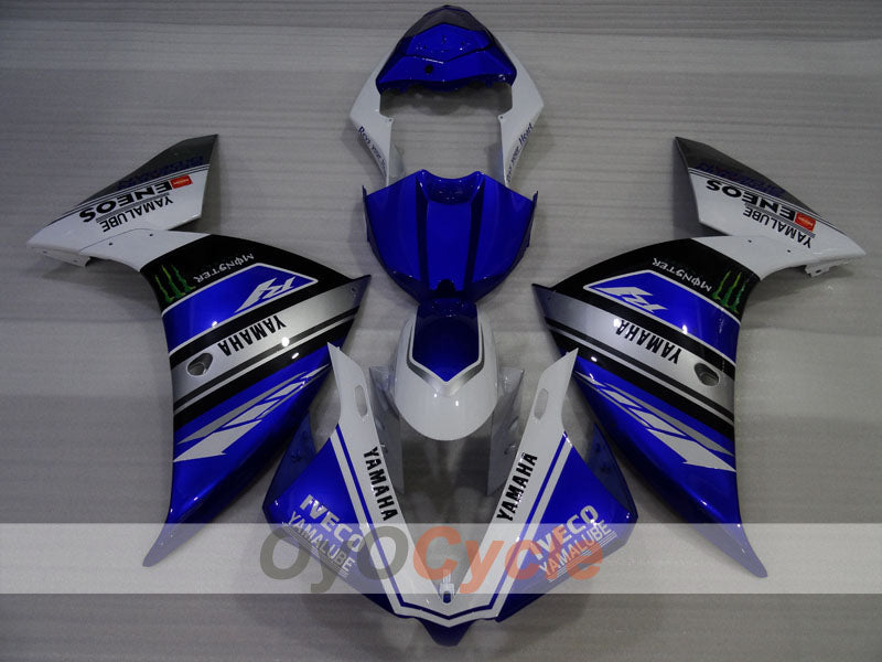 Injection Fairing kit for 09-11 YZF-R1 - Blue, White - ENEOS #OYO87905719