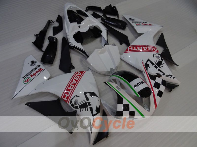 Injection Fairing kit for 09-11 YZF-R1 - Black, Pearl White - ABARTH #OYO87905722