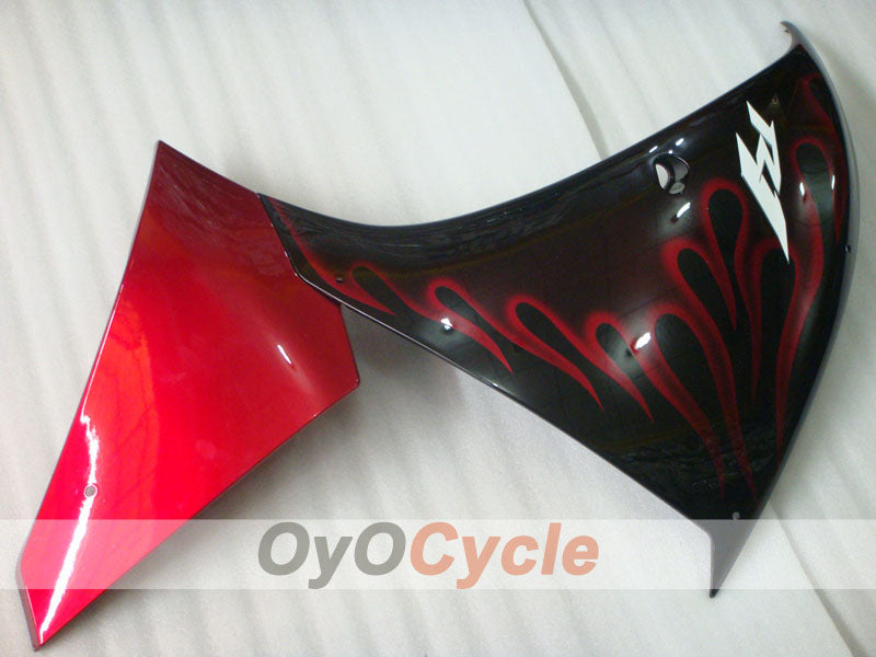 Injection Fairing kit for 09-11 YZF-R1 - Red, Black - Flame #OYO87905723
