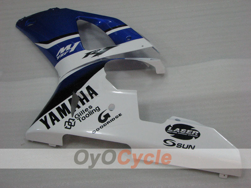 Injection Fairing kit for 00-01 YZF-R1 - Blue, White - Sun #OYO87905731