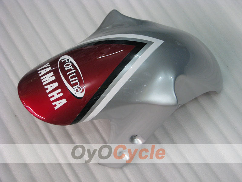 Injection Fairing kit for 00-01 YZF-R1 - Red, Silver - Fortuna #OYO87905742