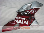 Injection Fairing kit for 00-01 YZF-R1 - Red, Silver - Fortuna #OYO87905742