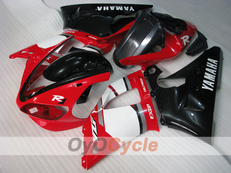 Injection Fairing kit for 00-01 YZF-R1 - Red, White - Factory Style #OYO87905744 Secondary image
