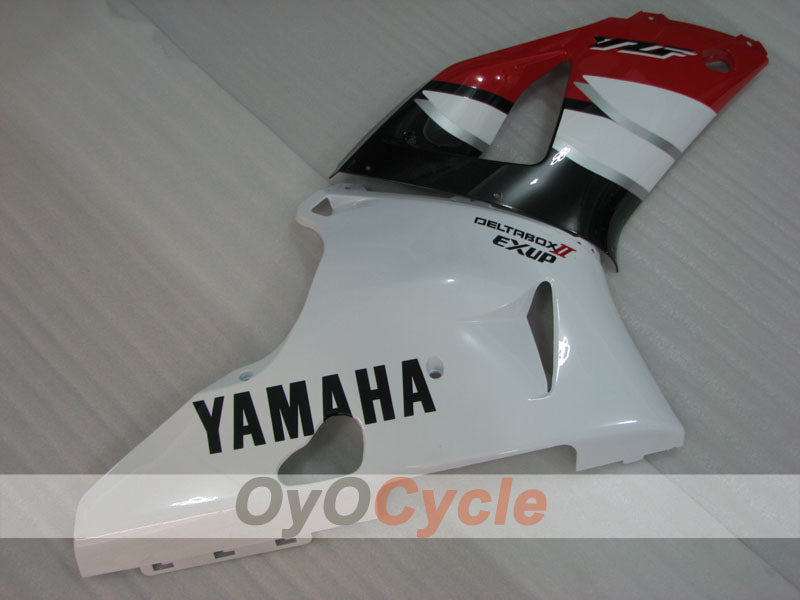 Injection Fairing kit for 00-01 YZF-R1 - Red, White - Factory Style #OYO87905746