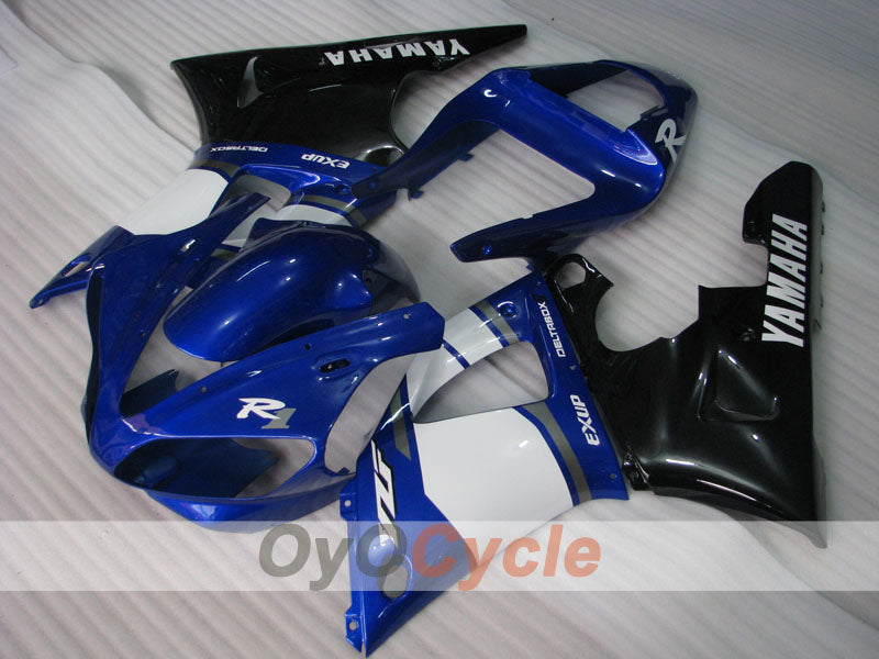 Injection Fairing kit for 00-01 YZF-R1 - Blue, White - Factory Style #OYO87905747