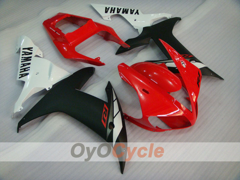Injection Fairing kit for 02-03 YZF-R1 - Red, White, Black - Factory Style #OYO87905755 Main image