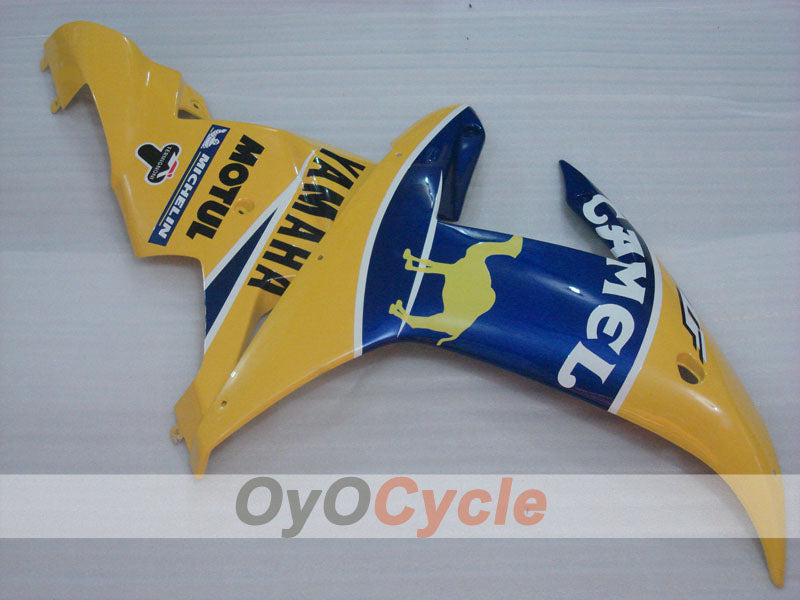 Injection Fairing kit for 02-03 YZF-R1 - Yellow, Blue - Camel, MOTUL #OYO87905764