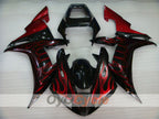 Injection Fairing kit for 02-03 YZF-R1 - Red, Black - Flame #OYO87905765