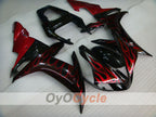 Injection Fairing kit for 02-03 YZF-R1 - Red, Black - Flame #OYO87905765