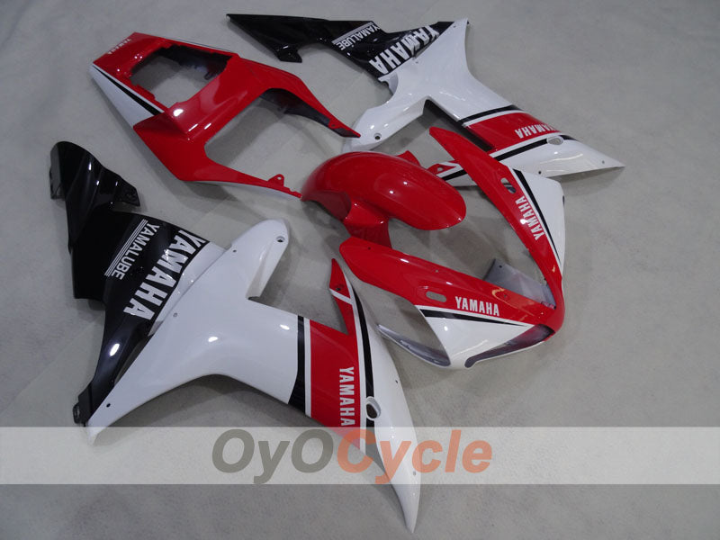 Injection Fairing kit for 02-03 YZF-R1 - Red, White - Factory Style #OYO87905767