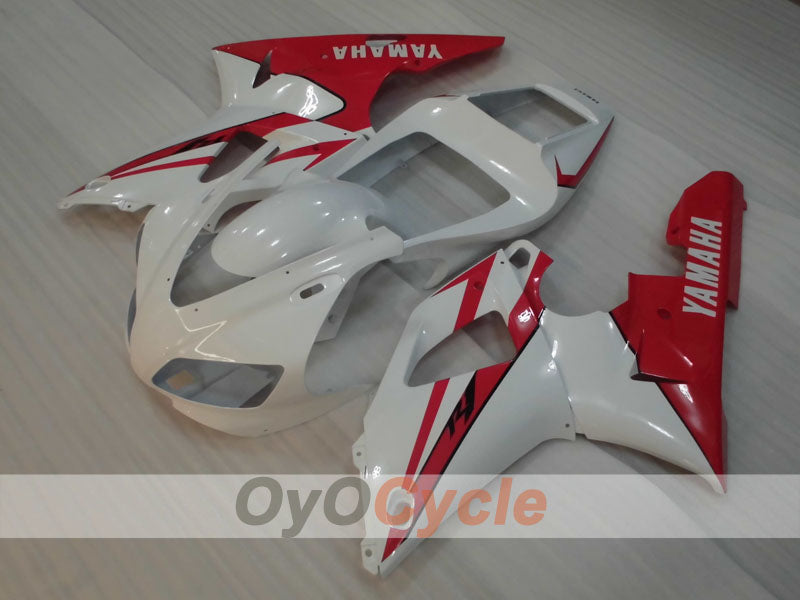 Injection Fairing kit for 98-99 YZF-R1 - Red, White - Factory Style #OYO87905774