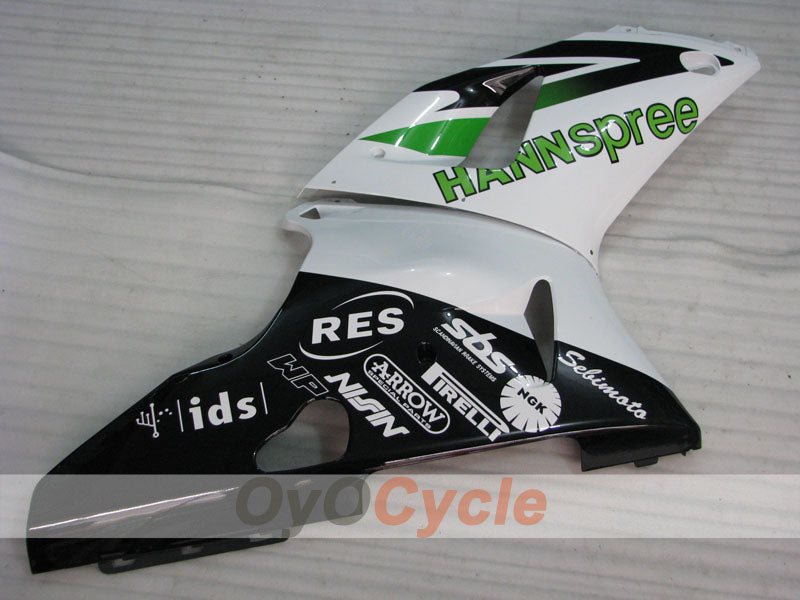 Injection Fairing kit for 98-99 YZF-R1 - Green, White, Black - HANN Spree #OYO87905776