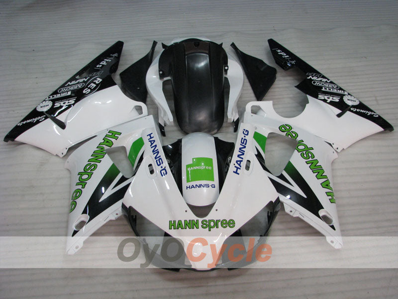 Injection Fairing kit for 98-99 YZF-R1 - Green, White, Black - HANN Spree #OYO87905776