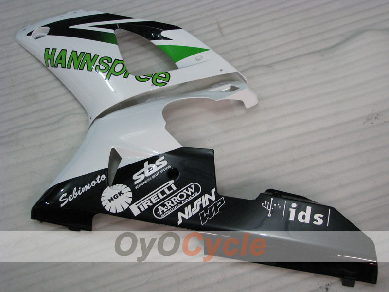 Injection Fairing kit for 98-99 YZF-R1 - Green, White, Black - HANN Spree #OYO87905776