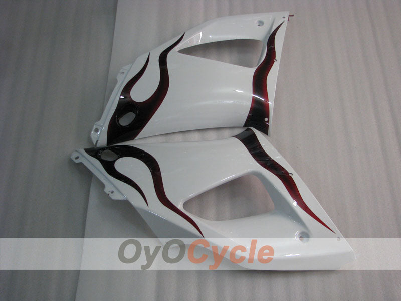 Injection Fairing kit for 98-99 YZF-R1 - White, Black - Flame #OYO87905779