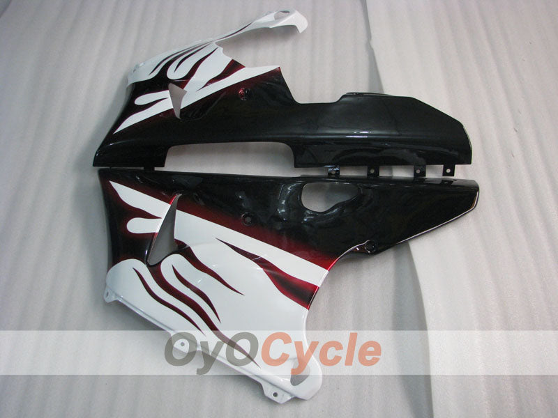 Injection Fairing kit for 98-99 YZF-R1 - White, Black - Flame #OYO87905779