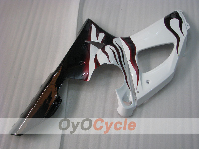 Injection Fairing kit for 98-99 YZF-R1 - White, Black - Flame #OYO87905779