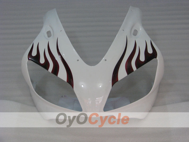 Injection Fairing kit for 98-99 YZF-R1 - White, Black - Flame #OYO87905779