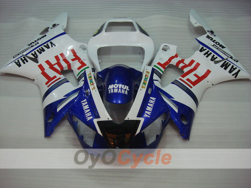 Injection Fairing kit for 98-99 YZF-R1 - Blue, White - FIAT, MICHELIN, MOTUL #OYO87905782 Secondary image