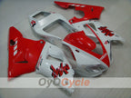 Injection Fairing kit for 98-99 YZF-R1 - Red, White - Factory Style #OYO87905788