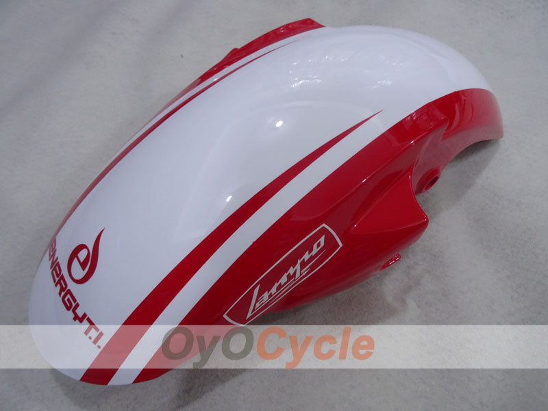 Injection Fairing kit for 03-04 YZF-R6 - Red, White - FIAMM #OYO87905789