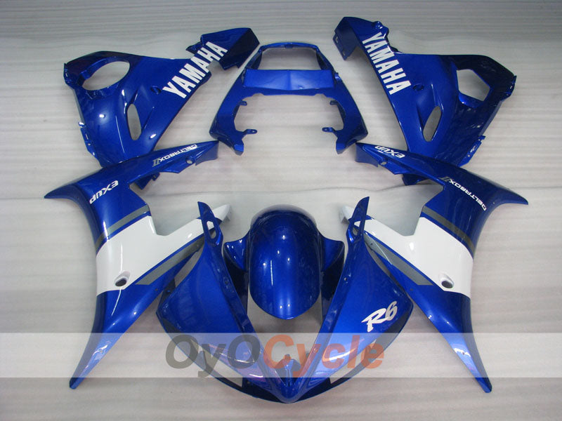 Injection Fairing kit for 03-04 YZF-R6 - Blue, White - Factory Style #OYO87905790 Secondary image