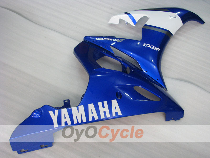 Injection Fairing kit for 03-04 YZF-R6 - Blue, White - Factory Style #OYO87905790