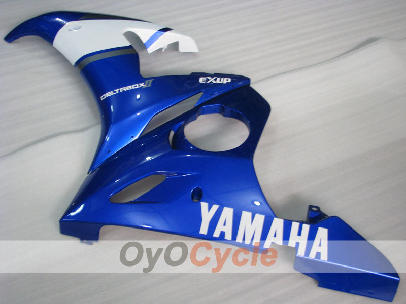 Injection Fairing kit for 03-04 YZF-R6 - Blue, White - Factory Style #OYO87905790