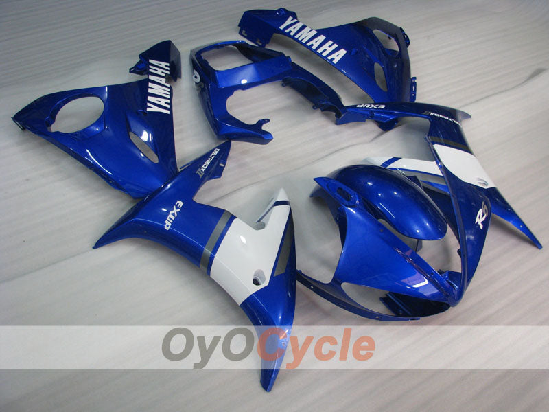 Injection Fairing kit for 03-04 YZF-R6 - Blue, White - Factory Style #OYO87905790