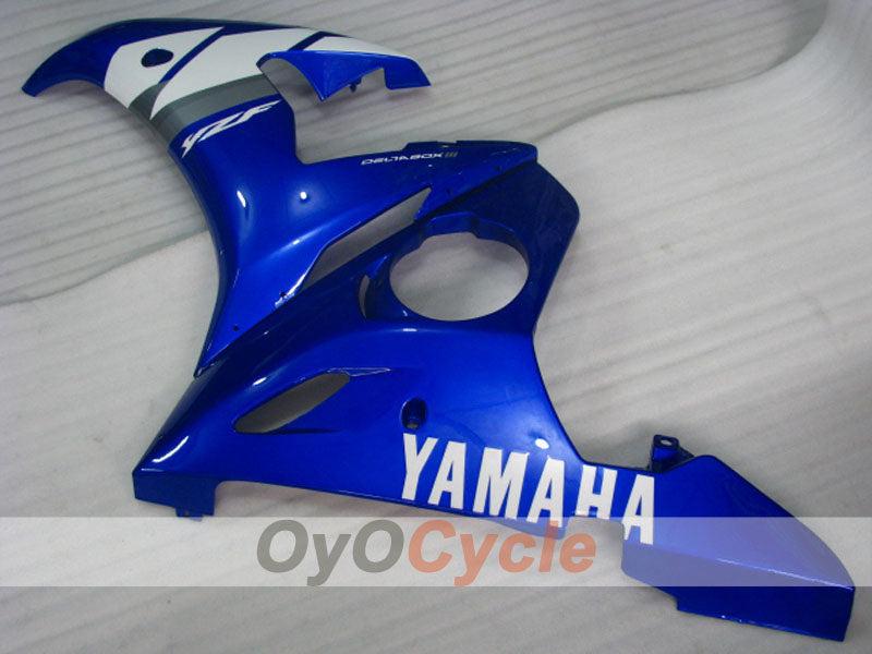 Injection Fairing kit for 03-04 YZF-R6 - Blue, White - Factory Style #OYO87905791