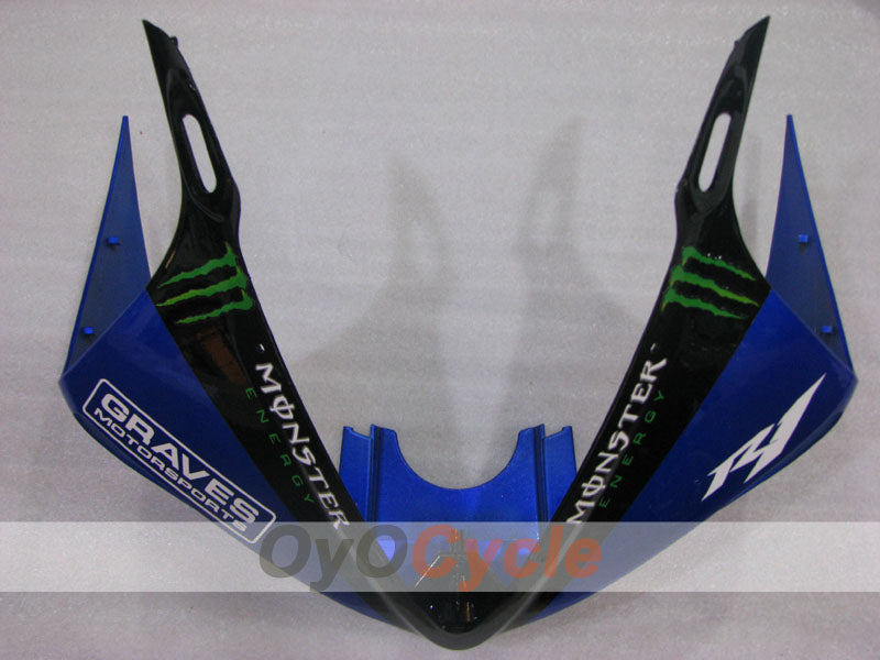 Injection Fairing kit for 03-04 YZF-R6 - Blue, Black - Monster #OYO87905792