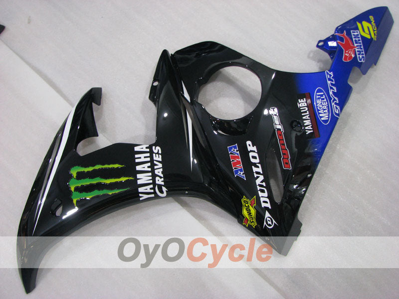 Left & Right Side Fairing For Yamaha 05 YZF-R6 #OYO87912315